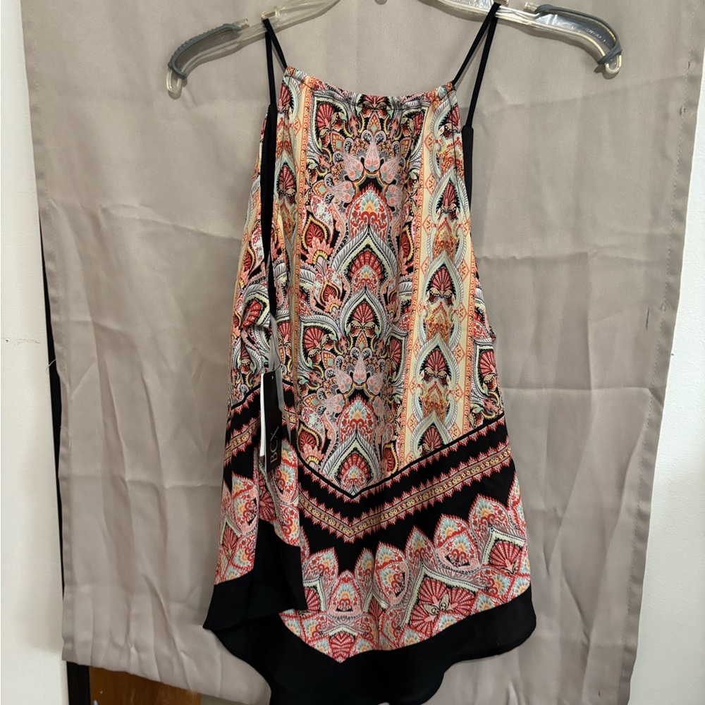 BCX Multicolor Patterned Camisole